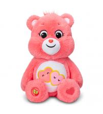 Care Bears CB22609 Medium Plush Toy 14" Toy - Love-A-Lot Bear Eco-Friendly